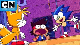 KO Meets Sonic The Hedgehog  OK KO Lets Be Heroes [upl. by Adah267]