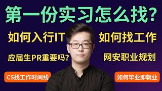 第一份实习工作怎么找  澳洲求职  澳洲找工作  澳洲IT [upl. by Eussoj]