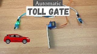 Automatic Toll Booth Gate IR Sensor Electronic Buzz [upl. by Ner]