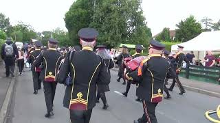 Ballinamallard accordion band 4 12723 [upl. by Llertac]