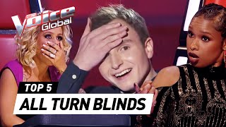 The Voice  Best ALL TURN Blind Auditions worldwide PART 3 [upl. by Mable]