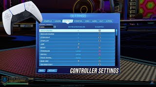 Rocket League The BEST CONTROLLER SETTINGS 2021 Pro Bindings  Controls [upl. by Longo294]