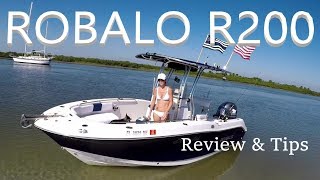 Robalo Review center console R200 Modifications amp Tips [upl. by Thorsten]