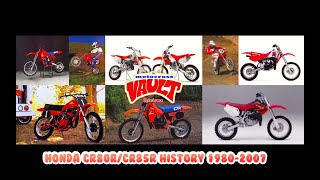 The History of Hondas CR80R and CR85R from 19802007 [upl. by Uranie834]