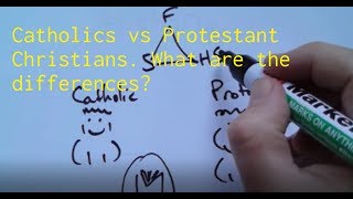 The Difference between Catholics and Protestant Christians [upl. by Vaientina]