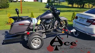 Single Motorcycle Trailer  ACE [upl. by Bremer]