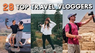 28 TOP TRAVEL VLOGGER channels to follow [upl. by Phillida]