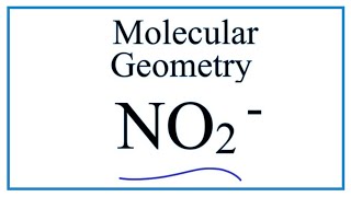 NO2  Molecular Geometry  Shape and Bond Angles [upl. by Trescott]