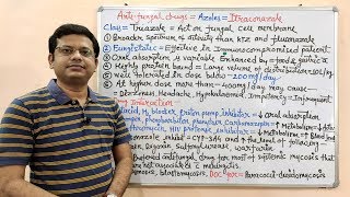 Antifungal Drugs Part07 Itraconazole amp Other Topical Azoles Mechanism of Action  Antifungal Drug [upl. by Briana]