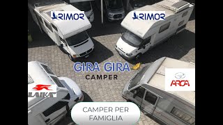 Camper usato prima esperienza low cost per famiglia 7 posti 4 modelli garantiti laika arca rimor [upl. by Hannah750]