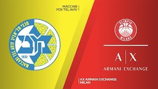 Maccabi FOX Tel Aviv  AX Armani Exchange Milan Highlights  EuroLeague RS Round 20 [upl. by Aitnis]