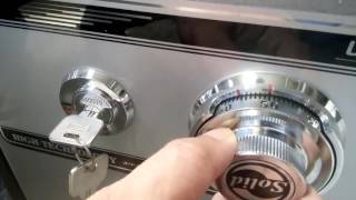 Solid Safe  How to unlock combination lock [upl. by Boulanger]