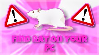 How To Find A Rat On Your Pc [upl. by Sax]