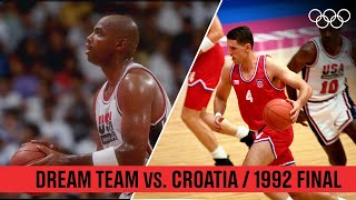 🇺🇸 USA vs 🇭🇷 Croatia  🏀 Basketball Final Barcelona 1992 [upl. by Bloomer]