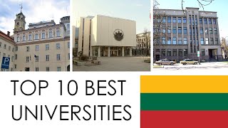 TOP 10 BEST UNIVERSITIES IN LITHUANIA  TOP 10 MEJORES UNIVERSIDADES DE LITUANIA [upl. by Nave382]