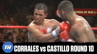 Diego Corrales vs Jose Luis Castillo  Round 10  GREATEST ROUND IN BOXING HISTORY  ON THIS DAY [upl. by Ilrahs942]