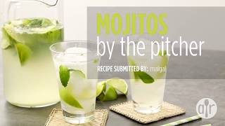 How to Make Mojitos By The Pitcher  Drink Recipes  Allrecipescom [upl. by Enreval488]