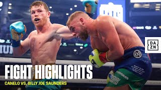 HIGHLIGHTS  Canelo Alvarez vs Billy Joe Saunders [upl. by Joab]