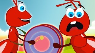 The Ants Go Marching One By One Song  Nursery Rhyme with Lyrics for Children [upl. by Ahsekin]