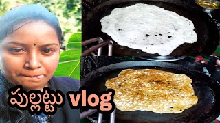 Pullattu Dosa Recipe  Curd Dosa Anusha Telangana vlogs [upl. by Ilocin]