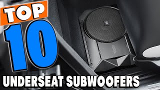 Top 10 Best Underseat Subwoofers Review in 2024 [upl. by Skipp117]