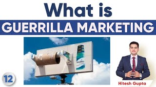 What is Guerrilla Marketing in Hindi  Guerrilla Marketing Ideas  Guerrilla Marketing Hitesh Gupta [upl. by Barthelemy484]