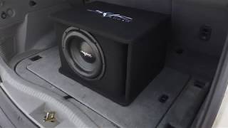 Skar Audio SDR1X12D2 Single 12inch Loaded Subwoofer Enclosure Demo [upl. by Nameloc]