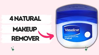 4 Best Natural DIY Makeup Remover  Affordable Makeup Remover  Makeup Remover Hacks  DIY [upl. by Marsha]