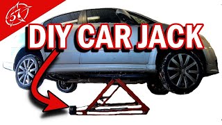 DIY Car Jack Car lift [upl. by Encratis]