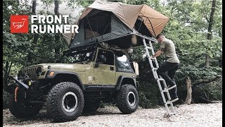 Overland Jeep Wrangler TJ  Front Runner Roof Top Tent Install [upl. by Ilenna]