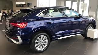 Audi Q3 Sportback Navarra Blue [upl. by Ellenahc]