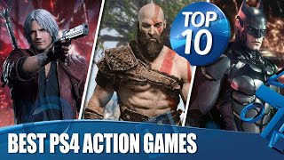 Top 10 Best Action Games On PS4 [upl. by Lehsreh]