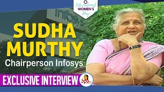 Exclusive Interview With Infosys Chairperson Padmasri Sudha Murthy  Womens Day Special [upl. by Horbal]