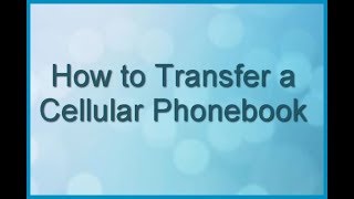 Panasonic  Telephones  Function  Link to Cell feature How to Transfer a Cellular Phonebook [upl. by Ignatz68]