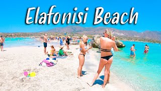 Elafonissi Beach Crete Κρήτη Greece 🇬🇷 Holiday in Crete Urlaub in Kreta [upl. by Nitreb]