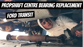 Ford Transit Propshaft Centre Bearing Replacement  start to finish [upl. by Elyn]