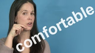 How to Pronounce COMFORTABLE  AMERICAN ENGLISH PRONUNCIATION [upl. by Hathaway]