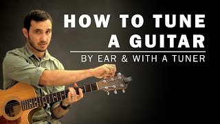 How To Tune a Guitar  Beginner Guitar Lesson [upl. by Inaja]