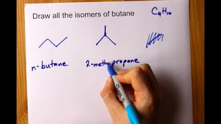 Draw all the Isomers of Butane [upl. by Stretch795]