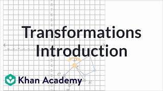 Introduction to transformations  Transformations  Geometry  Khan Academy [upl. by Ttoille731]