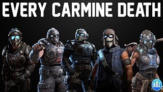 Gears of War EVERY CARMINE DEATH Gears 1 to Gears 5 [upl. by Kwon928]