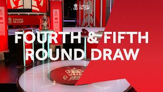 LIVE  Fourth AND Fifth Round Draw  Emirates FA Cup 2021 [upl. by Akcirret]