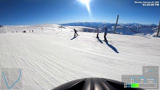 Zermatt Matterhorn Ski Run Matterhorn Glacier Paradise  Plateau Rosa [upl. by Jegar]