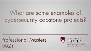 Cybersecurity Capstone Project Ideas Examples from Ritchie School [upl. by Raddatz]