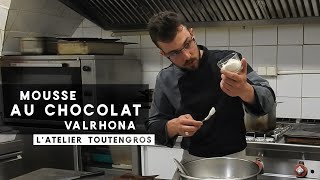 Mousse au chocolat blanc Valrhona  LAtelier Toutengros 3 [upl. by Ynor]