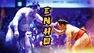 Enho the smallest wrestler in Sumo slaying giants  highlights 炎鵬 晃相撲のハイライト [upl. by Ineslta553]