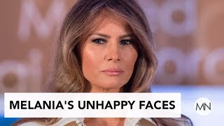 All Of Melania Trumps Unhappy Faces [upl. by Ailecnarf551]