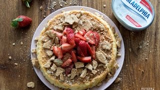 Luchtige Philadelphia cheesecake met aardbeien [upl. by Lagas]