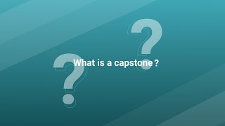 What is a capstone [upl. by Niki]