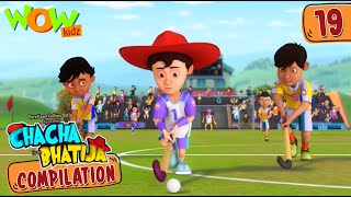 Chacha Bhatija  Compilation 19  Funny Animated Stories  Wow Kidz [upl. by Codee]